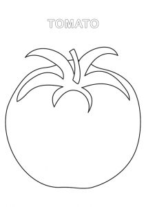 desenho de tomate para pintar 8