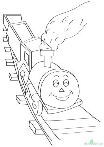 desenho de trem para pintar 21