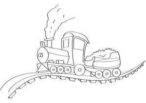 desenho de trem para pintar 23