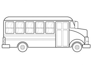 desenho de ônibus para pintar 5