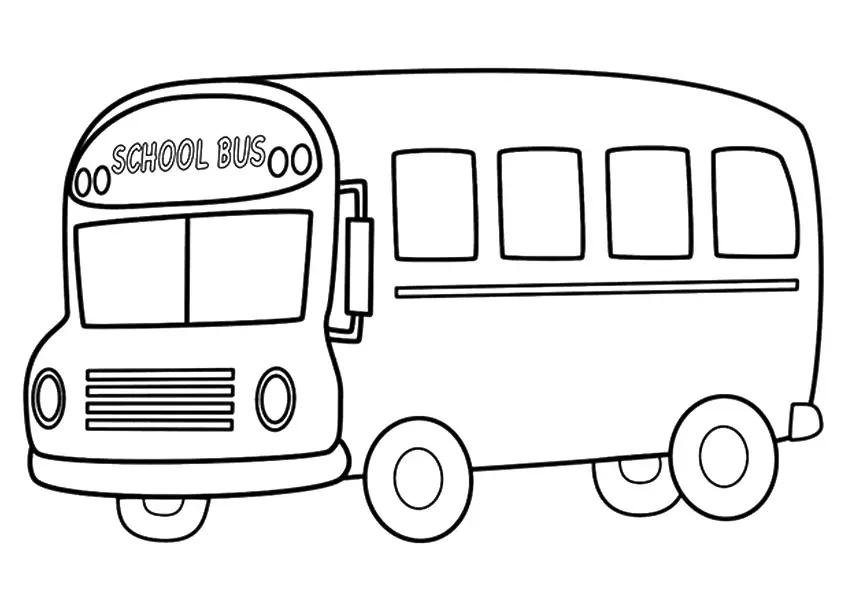 desenho de ônibus para pintar 7