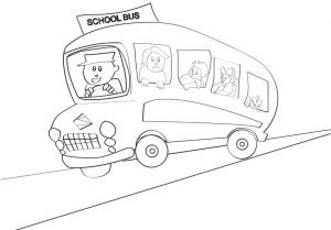 desenho de ônibus para pintar 9
