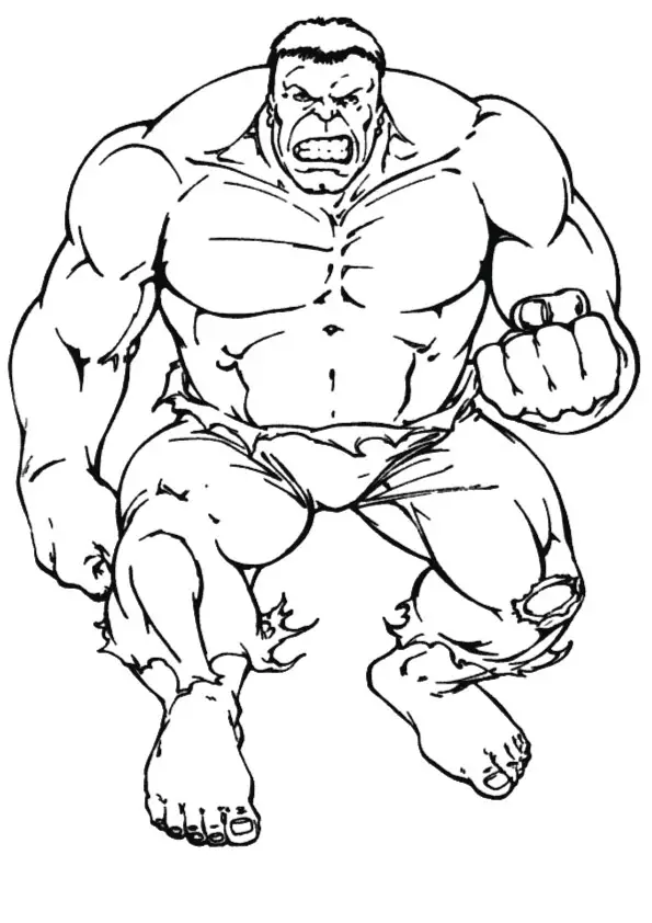 desenho do hulk 1