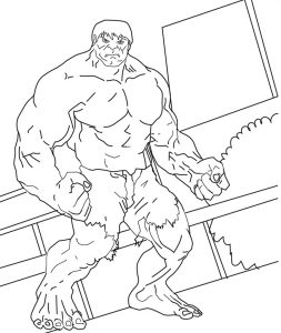 desenho do hulk 11