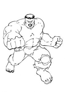 desenho do hulk 3
