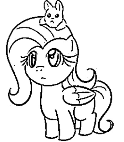 desenho do my little pony para colorir e pintar