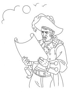 desenho do piratas do caribe para pintar 9