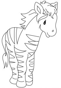 desenhos de zebra para pintar 16