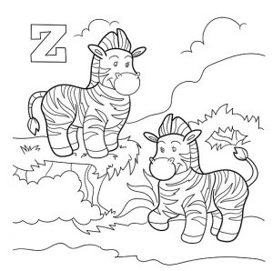 desenhos de zebra para pintar 18