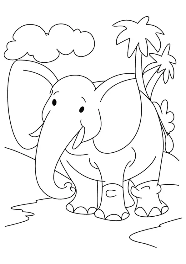 elefante para pintar 2