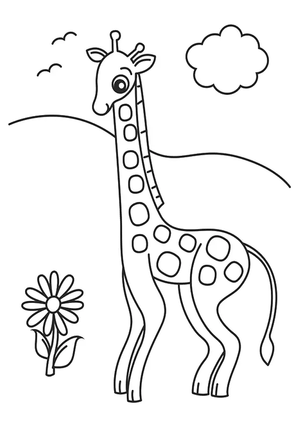 girafa para pintar 6