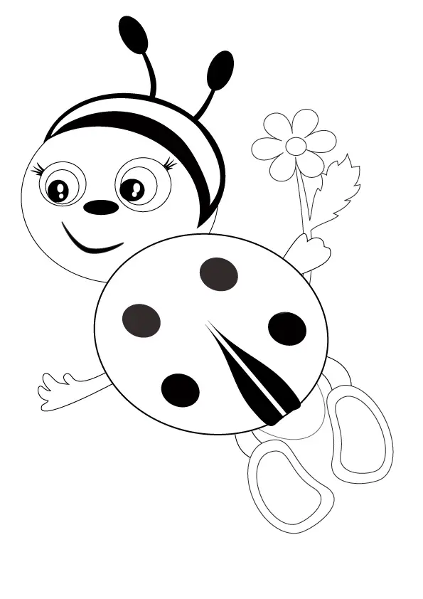 ladybug para pintar 11