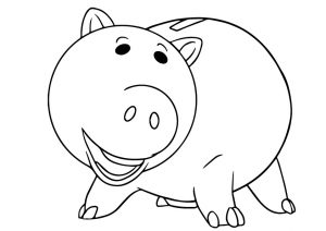 porco para colorir
