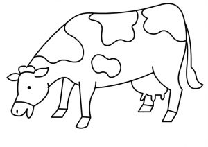 vaca para pintar 1