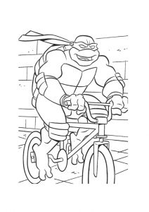 desenho das tartarugas ninjas para pintar 11