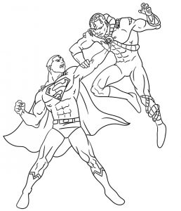 desenho do super-homem para pintar 4
