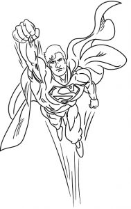 desenho do super-homem para pintar 8