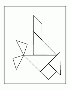 desenho de tangram para pintar 10