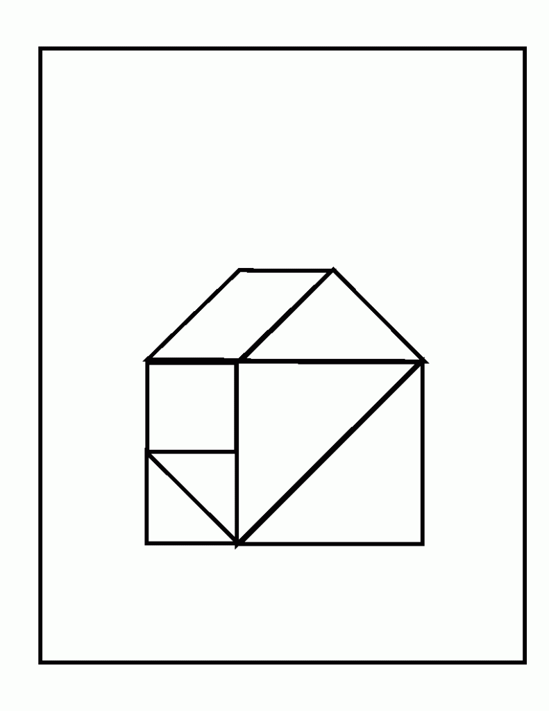 desenho de tangram para pintar 11