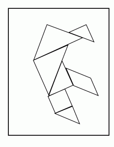 desenho de tangram para pintar 13