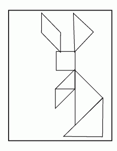 desenho de tangram para pintar 14