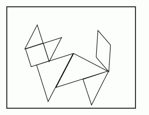 desenho de tangram para pintar 5