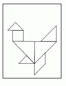 desenho de tangram para pintar 6