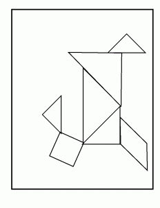 desenho de tangram para pintar 7