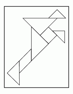 desenho de tangram para pintar 8