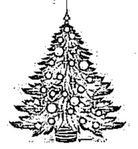 desenho de árvore de natal para colorir 5