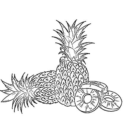 desenhos de abacaxi para colorir 12