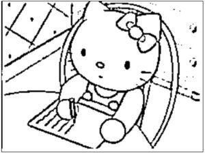 desenho da hello kitty para colorir 11