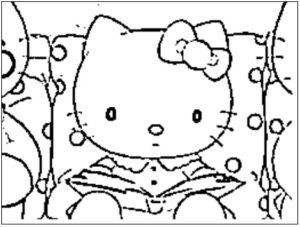 desenho da hello kitty para colorir 7