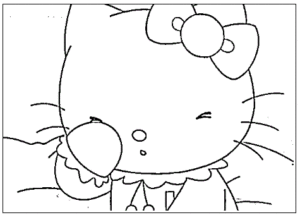 desenho da hello kitty para colorir 9