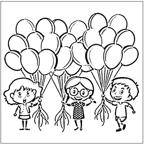 desenho de balão para colorir 4