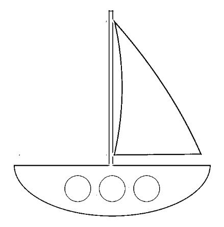 desenho de barco para colorir 4