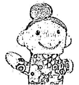 desenho de boneca de pano para colorir 24