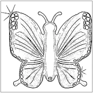 desenho de borboleta para colorir 6