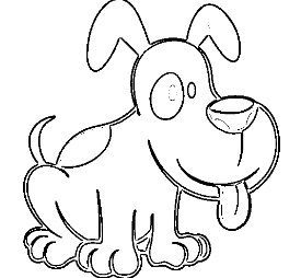 desenho de cachorro para colorir 2