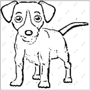 desenho de cachorro para colorir 7