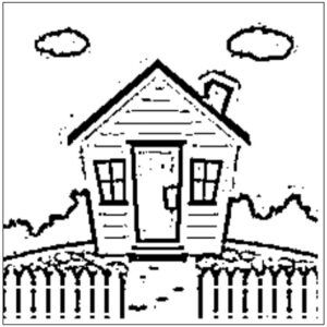 desenho de casa para colorir 11