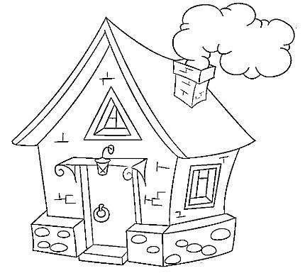 desenho de casa para colorir 15
