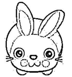 desenho de coelho para colorir 10
