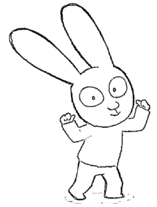 desenho de coelho para colorir 20