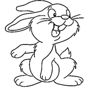 desenho de coelho para colorir 6