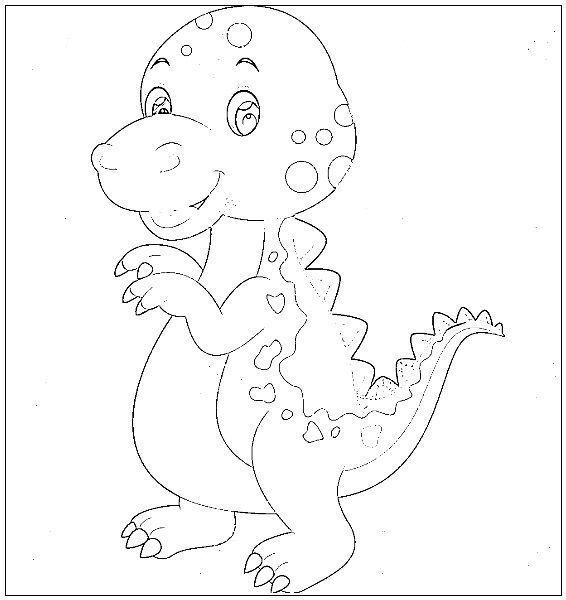 desenho de dinossauro para colorir alto 12