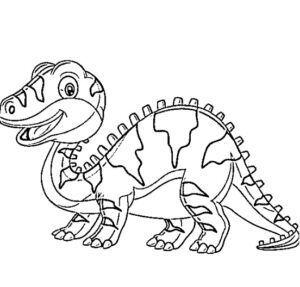 desenho de dinossauro para colorir tiranossauro 2