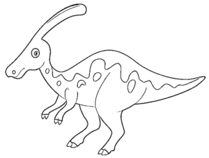 desenho de dinossauro para colorir verde 9