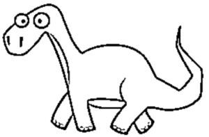 desenho de dinossauro para colorir verde cinza 10