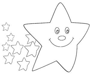 desenho de estrelas para colorir 13